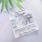 To My Beautiful Daughter | "I Filled It With My Love And Light" Love Mom & Dad | Forever Love Necklace