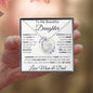 To My Beautiful Daughter | "I Filled It With My Love And Light" Love Mom & Dad | Forever Love Necklace