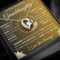 To My Beautiful Granddaughter | My Love and Light... Lilies on Gold | Forever Love Necklace