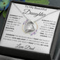 To My Beautiful Daughter | "I Filled It With My Love and Light" Love Dad | Forever Love Necklace