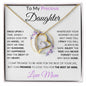 To My Precious Daughter | "Once Upon a Time..." | Forever Love Necklace | Love Mom