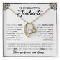 To My Beautiful Soulmate | I Love You Forever and Always | Forever Love Necklace
