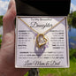 To My Beautiful Daughter | "I Filled It With My Love And Light" Love Mom & Dad | Forever Love Necklace