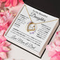 To My Beautiful Daughter | "I Filled It With My Love And Light" Love Mom & Dad | Forever Love Necklace