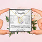 To My Beautiful Daughter | "I Filled It With My Love and Light" Love Dad | Forever Love Necklace
