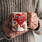 Valentine's Coffee Mug | 11 & 15 oz. | Put A Smile On Your Face! (1)