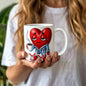 Valentine's Coffee Mug | 11 & 15 oz. | Put A Smile On Your Face! (10)