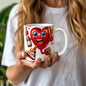 Valentine's Coffee Mug | 11 & 15 oz. | Put A Smile On Your Face! (1)