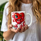 Valentine's Coffee Mug | 11 & 15 oz. | Put A Smile On Your Face! (8)
