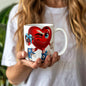 Valentine's Coffee Mug | 11 & 15 oz. | Put A Smile On Your Face! (8)