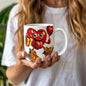 Valentine's Coffee Mug | 11 & 15 oz. | Put A Smile On Your Face! (3)