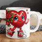 Valentine's Coffee Mug | 11 & 15 oz. | Put A Smile On Your Face! (9)