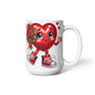Valentine's Coffee Mug | 11 & 15 oz. | Put A Smile On Your Face! (9)