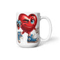 Valentine's Coffee Mug | 11 & 15 oz. | Put A Smile On Your Face! (8)