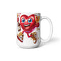 Valentine's Coffee Mug | 11 & 15 oz. | Put A Smile On Your Face! (1)