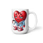 Valentine's Coffee Mug | 11 & 15 oz. | Put A Smile On Your Face! (10)