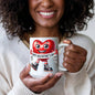 Valentine's Coffee Mug | 11 & 15 oz. | Put A Smile On Your Face! (4)