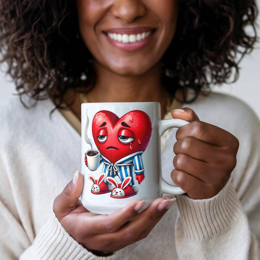 Valentine's Coffee Mug | 11 & 15 oz. | Put A Smile On Your Face! (10)