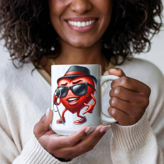 Valentine's Coffee Mug | 11 & 15 oz. | Put A Smile On Your Face! (6)