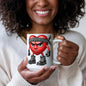 Valentine's Coffee Mug | 11 & 15 oz. | Put A Smile On Your Face! (7)