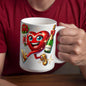 Valentine's Coffee Mug | 11 & 15 oz. | Put A Smile On Your Face! (2)