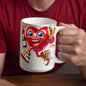 Valentine's Coffee Mug | 11 & 15 oz. | Put A Smile On Your Face! (1)