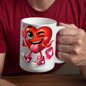 Valentine's Coffee Mug | 11 & 15 oz. | Put A Smile On Your Face! (8)