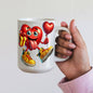 Valentine's Coffee Mug | 11 & 15 oz. | Put A Smile On Your Face! (3)