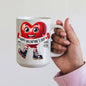Valentine's Coffee Mug | 11 & 15 oz. | Put A Smile On Your Face! (4)