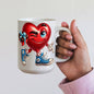 Valentine's Coffee Mug | 11 & 15 oz. | Put A Smile On Your Face! (8)