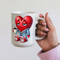 Valentine's Coffee Mug | 11 & 15 oz. | Put A Smile On Your Face! (10)