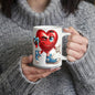 Valentine's Coffee Mug | 11 & 15 oz. | Put A Smile On Your Face! (8)