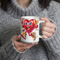 Valentine's Coffee Mug | 11 & 15 oz. | Put A Smile On Your Face! (1)