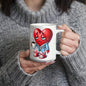 Valentine's Coffee Mug | 11 & 15 oz. | Put A Smile On Your Face! (10)