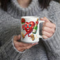 Valentine's Coffee Mug | 11 & 15 oz. | Put A Smile On Your Face! (2)