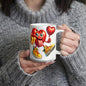 Valentine's Coffee Mug | 11 & 15 oz. | Put A Smile On Your Face! (3)