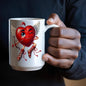 Valentine's Coffee Mug | 11 & 15 oz. | Put A Smile On Your Face! (5)