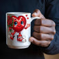Valentine's Coffee Mug | 11 & 15 oz. | Put A Smile On Your Face! (9)