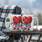 Valentine's Coffee Mug | 11 & 15 oz. | Put A Smile On Your Face! (10)