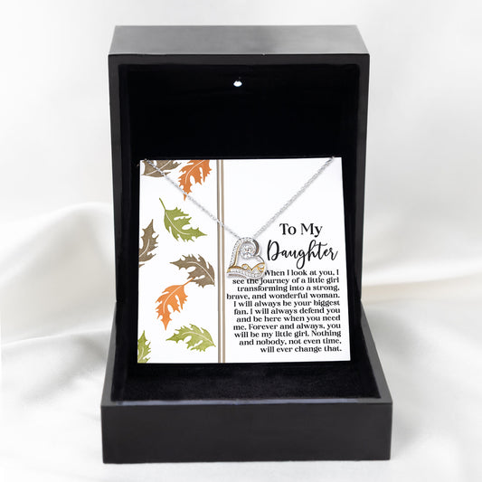 To My Daughter | Your Biggest Fan | Love Dancing Necklace