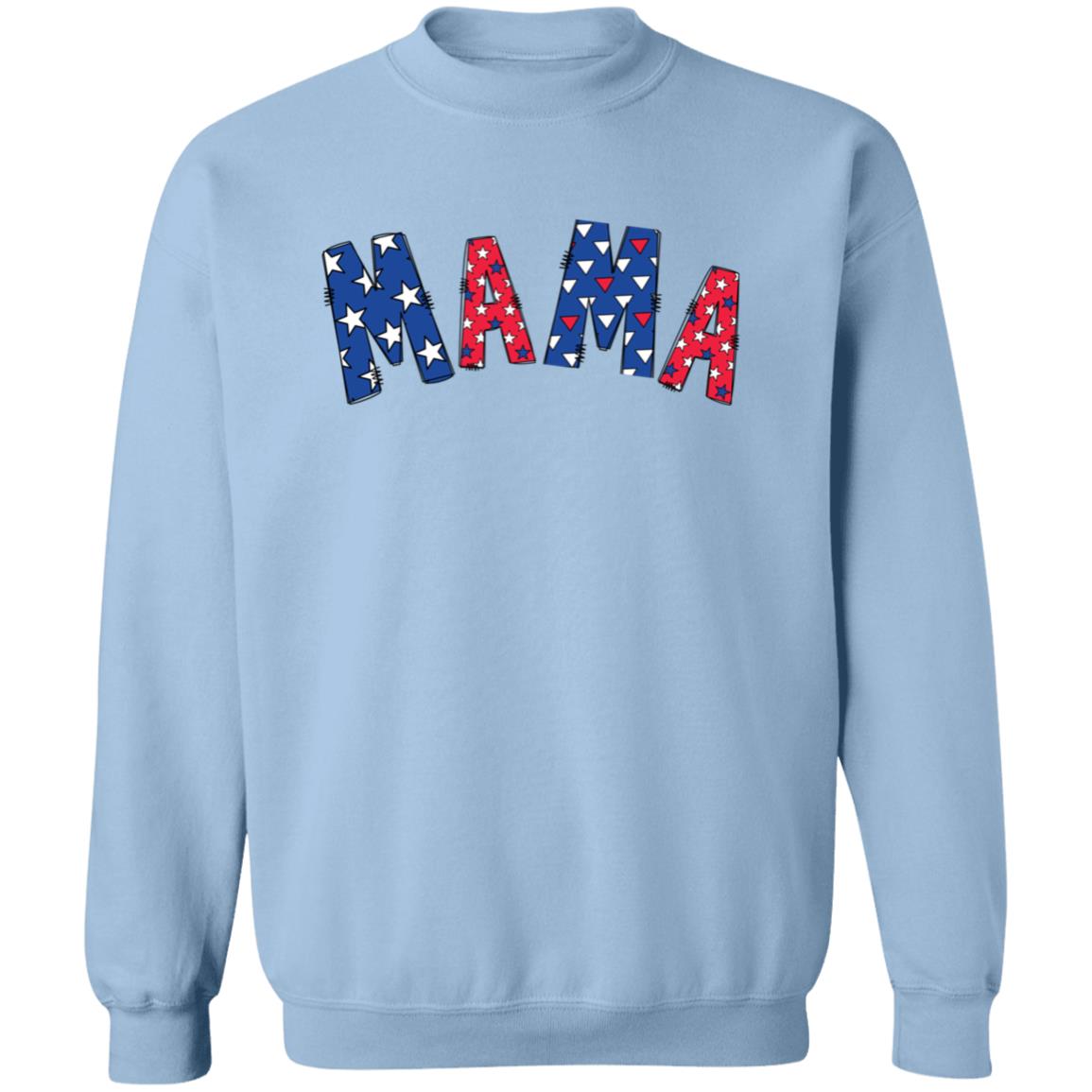 Patriotic MAMA | High Quality Sweatshirt | 14 Colors to Choose From