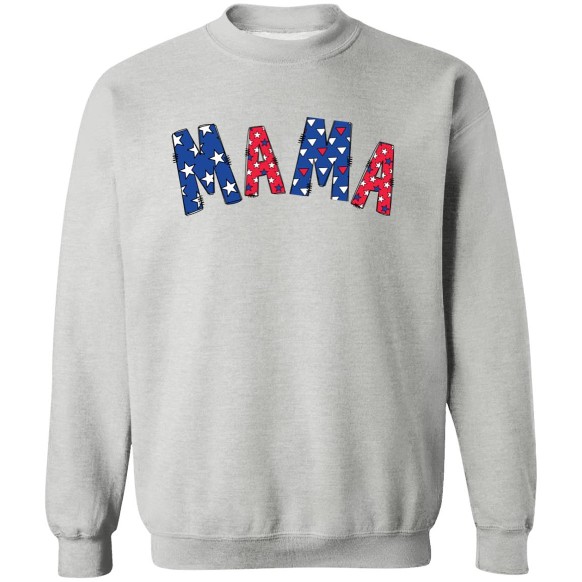 Patriotic MAMA | High Quality Sweatshirt | 14 Colors to Choose From