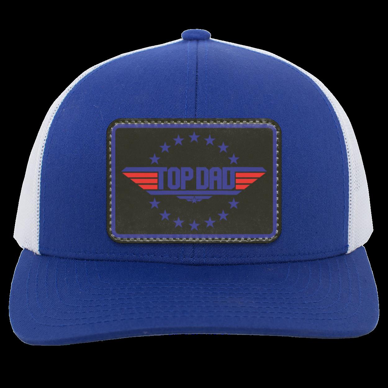 Dad | Top Dad - Black Patch | Snap-Back Trucker Cap