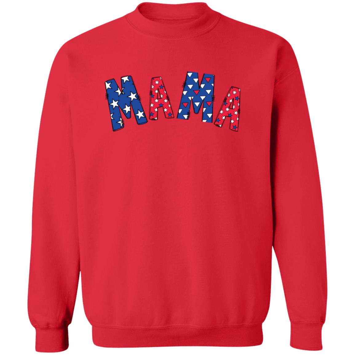 Patriotic MAMA | High Quality Sweatshirt | 14 Colors to Choose From