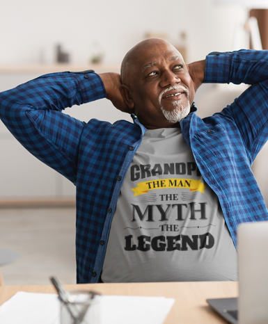 GRANDPA - The Man, The Myth, The Legend | Short Sleeve T-shirt