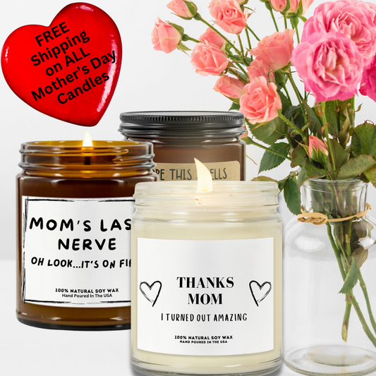 THANKS MOM... | Choose From 7 Scents | Scented Candles