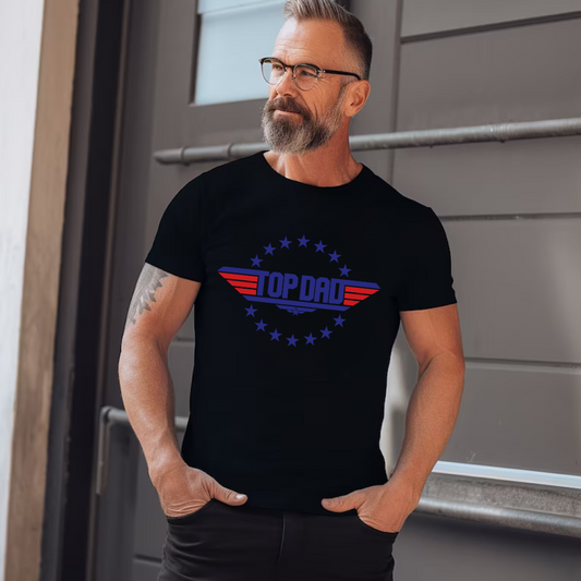 Dad | Top Dad | T-Shirt | Choose From Black or White