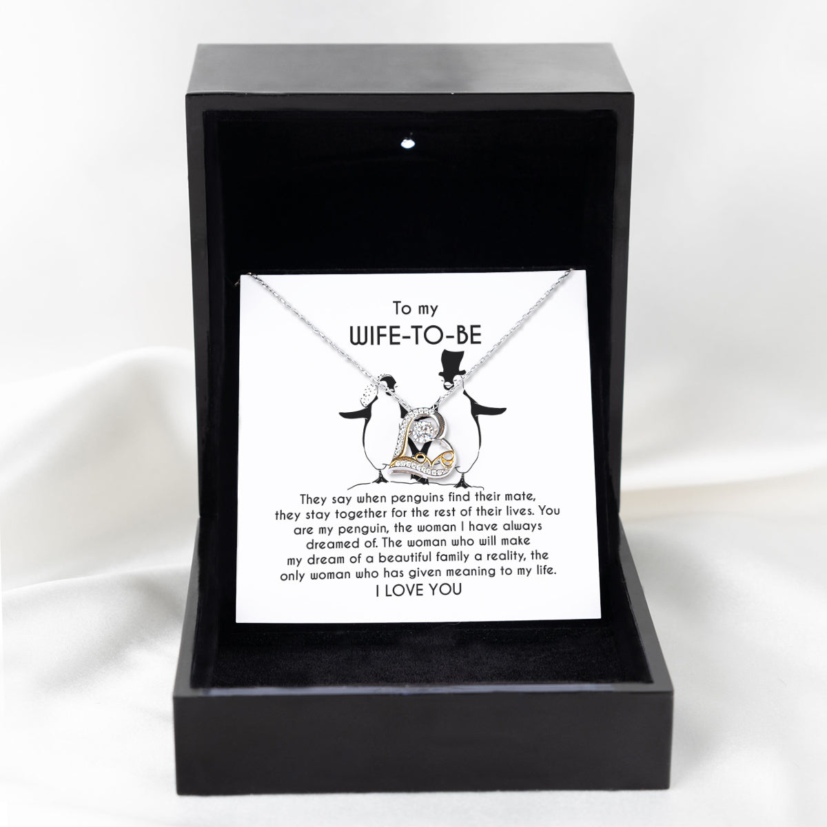 Wife-To-Be | My Penguin | Love Dancing Necklace