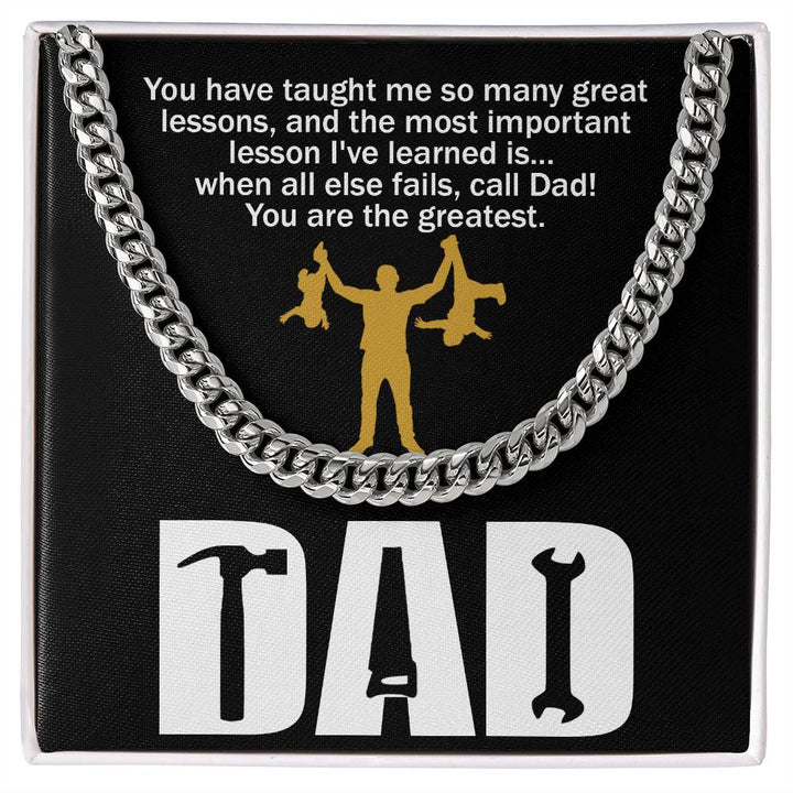 Dad | Call Dad | Cuban Link Chain