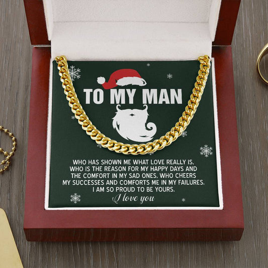 To My Man | To Be Yours | Cuban Link Chain